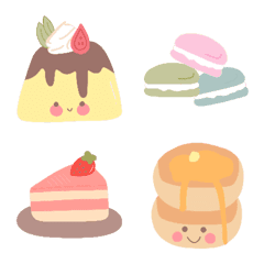 [LINE絵文字] Cute bakery setの画像