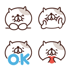 [LINE絵文字] Stay Cat Animated Emoji 2の画像