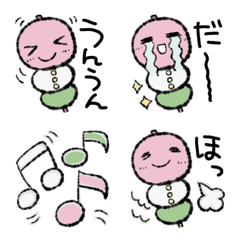 [LINE絵文字] だんご♡絵文字の画像