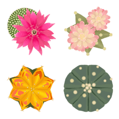 [LINE絵文字] Cactus emoji^^の画像