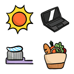 [LINE絵文字] Daily Life in Emojiの画像