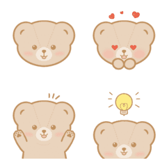 [LINE絵文字] Yabi Bear Emojiの画像