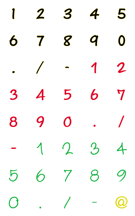 [LINE絵文字]Number emoji 56の画像一覧