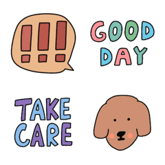 [LINE絵文字] Happy Everyday Animated Emojisの画像