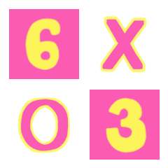 [LINE絵文字] alphabet x numberの画像