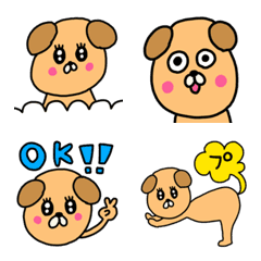 [LINE絵文字] riekimのワンコ絵文字の画像