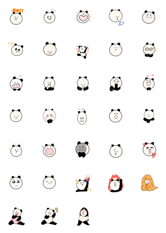 [LINE絵文字]Pandanobandaの画像一覧