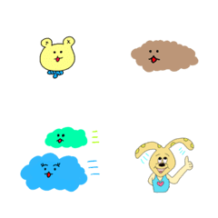 [LINE絵文字] tinkuma and friendsの画像