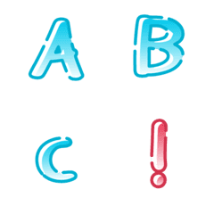 [LINE絵文字] ABCx123_Style06-2の画像