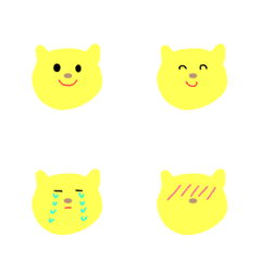 [LINE絵文字] きいろいねこの画像