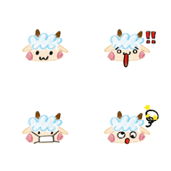 [LINE絵文字] A little sheepの画像