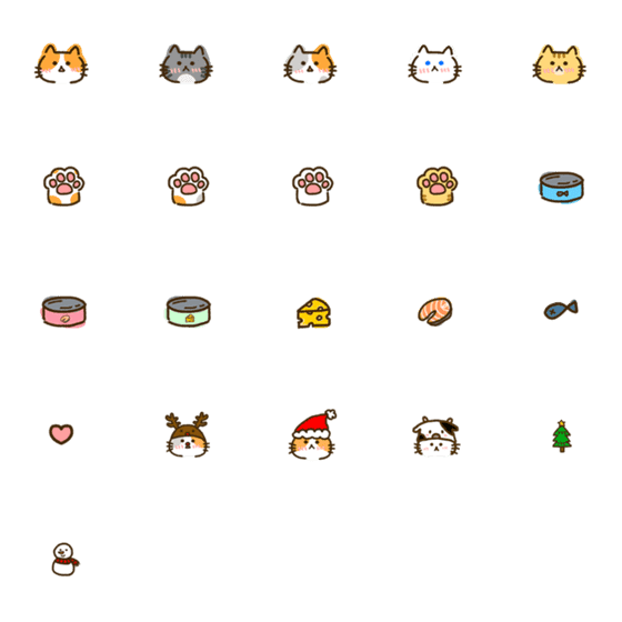 [LINE絵文字]Cat meow meowの画像一覧