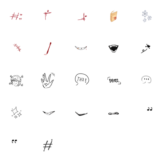 [LINE絵文字]roleplay emoji setの画像一覧