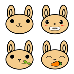 [LINE絵文字] Chibi Rabbit Revised Editionの画像