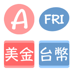 [LINE絵文字] Number Letter ＆ iconの画像