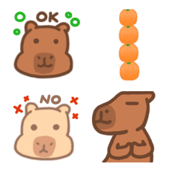 [LINE絵文字] Capybara capy＆capykoの画像