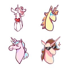 [LINE絵文字] Unicorns friendsの画像