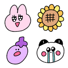 [LINE絵文字] くろごまんの絵文字6の画像