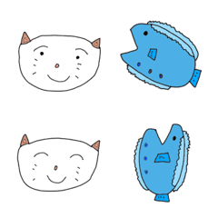 [LINE絵文字] ザンロックねこうお編の画像