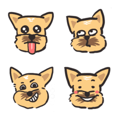 [LINE絵文字] Dobi yorkieの画像