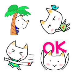 [LINE絵文字] MIYA-NEKO Emojiの画像