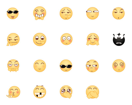 [LINE絵文字]Spoof Animated Emojiの画像一覧