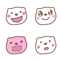 [LINE絵文字] hopeful bear emoji1の画像