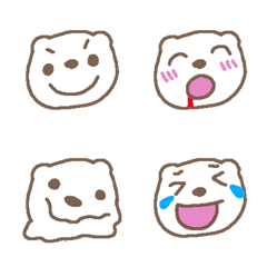 [LINE絵文字] hopeful bear emoji2の画像