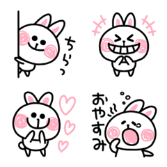 [LINE絵文字] らくがきうさちゃん2の画像