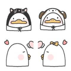 [LINE絵文字] cha duckの画像