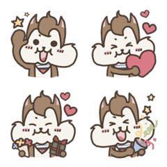 [LINE絵文字] Little Squirrel Du Du. Emoji 1の画像