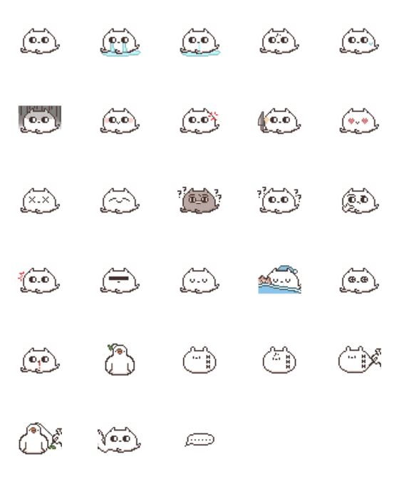 [LINE絵文字]Nian Shou's emojiの画像一覧