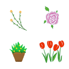 [LINE絵文字] A Lot of Flowerの画像