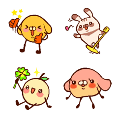 [LINE絵文字] Animation emoji of Pigo and his friendsの画像