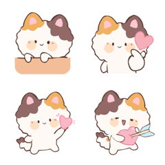 [LINE絵文字] Calico Cat！ (Emoji)の画像