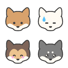 [LINE絵文字] 柴犬＊絵文字の画像