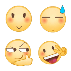 [LINE絵文字] Classic funny Emoji 2の画像