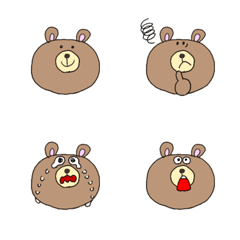 [LINE絵文字] クマたろすの画像