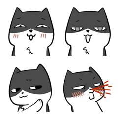 [LINE絵文字] NightCat Emojiの画像