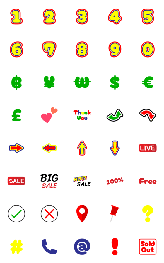 [LINE絵文字]Promotion* - Emojiの画像一覧