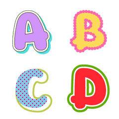 [LINE絵文字] Alphabet* - Animated Emojiの画像