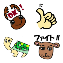 [LINE絵文字] かわいい動物と虫の画像