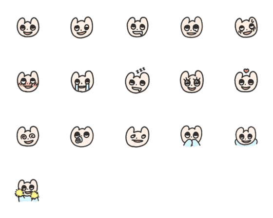 [LINE絵文字]Tsobo Emoji vol.1の画像一覧