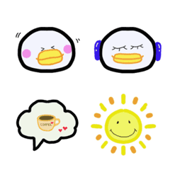 [LINE絵文字] Lazy Duckの画像