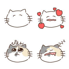 [LINE絵文字] 飯田家の猫たちの画像