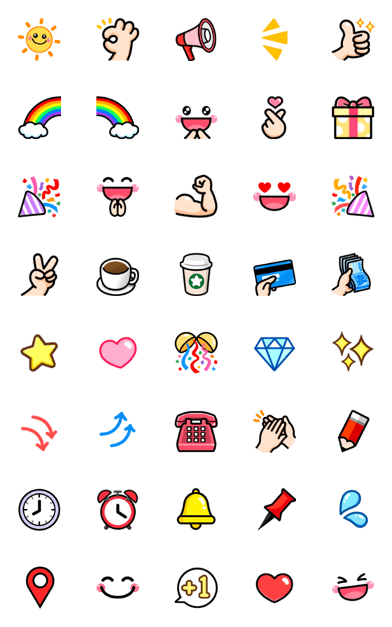 [LINE絵文字]Gesture/Symbol Animated emojiの画像一覧