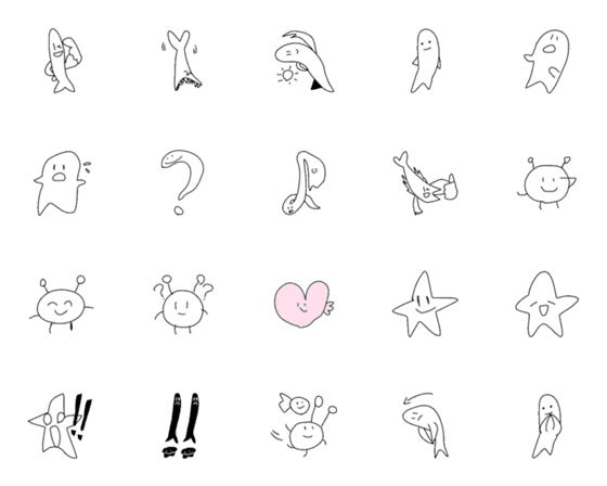 [LINE絵文字]mashiras emoji1の画像一覧