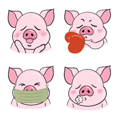 [LINE絵文字] Piggypinkの画像