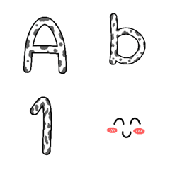 [LINE絵文字] Alphabet ABC Cow Emojiの画像