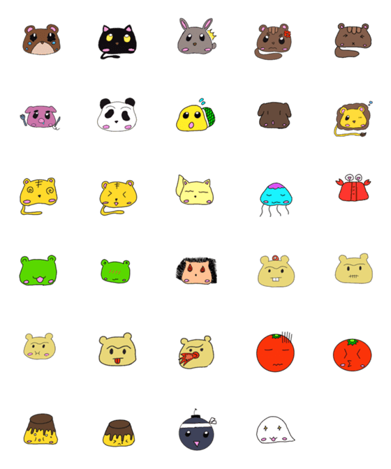 [LINE絵文字]Pretty Emoji by  Nutsの画像一覧